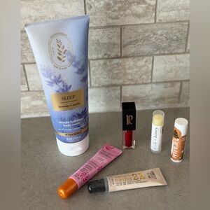 Beauty Bundle  6 items (body cream and lips)
